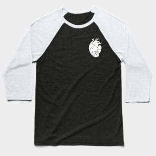 So you can see my Heart (White) Baseball T-Shirt